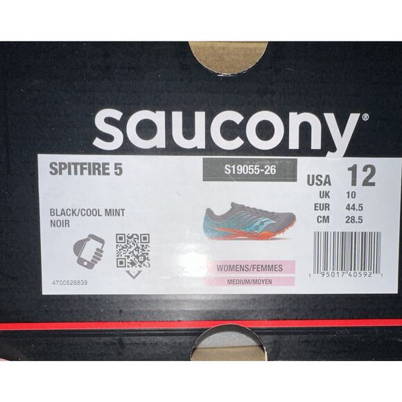 Saucony Women's Spitfire 12 Track Shoe - Picture 4 of 5